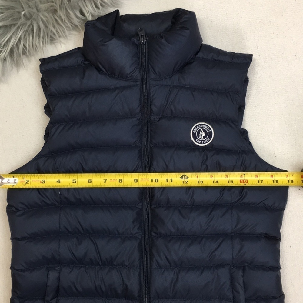 Abercrombie & Fitch Navy Down Vest - Picture 3 of 7